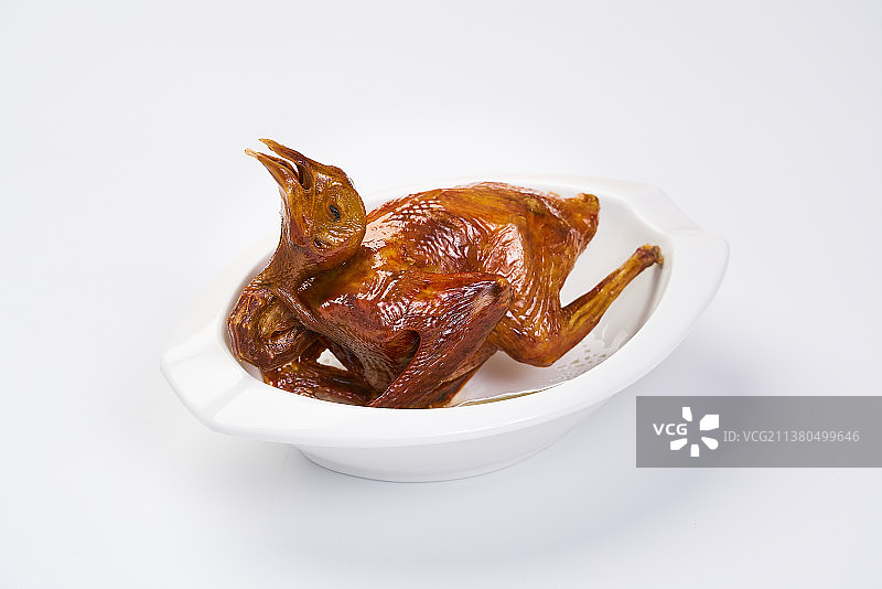 港式茶餐厅脆皮乳鸽图片素材