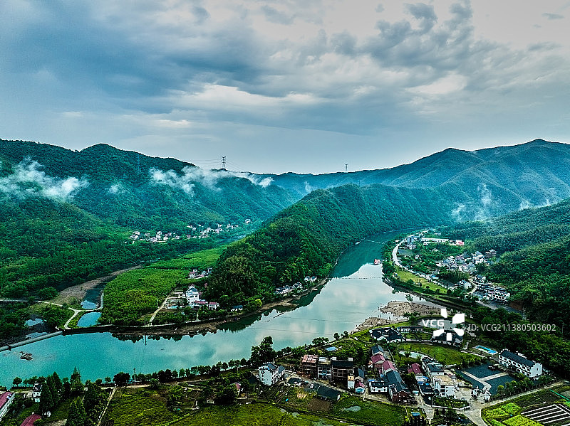 皖南川藏线储家滩景区图片素材