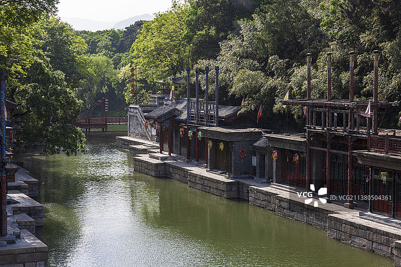 印象颐和园之苏州街图片素材