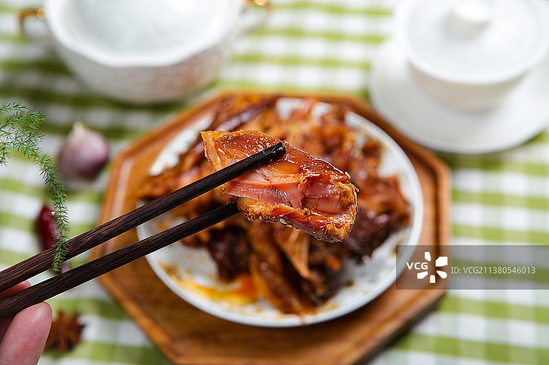 美味好吃的手撕兔肉图片素材