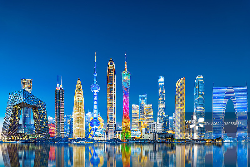 城市地标建筑风光图片素材