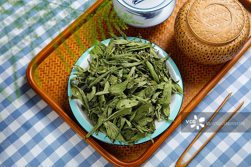 养生甜菊叶图片素材