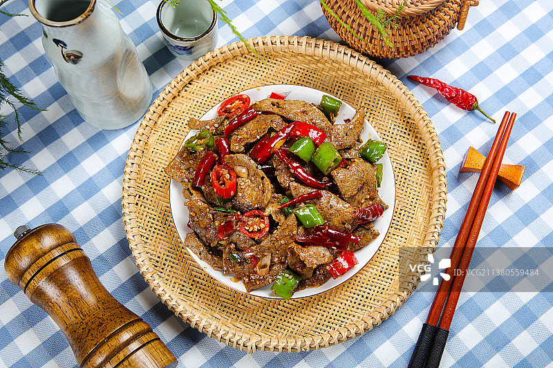 滋补土匪猪肝图片素材