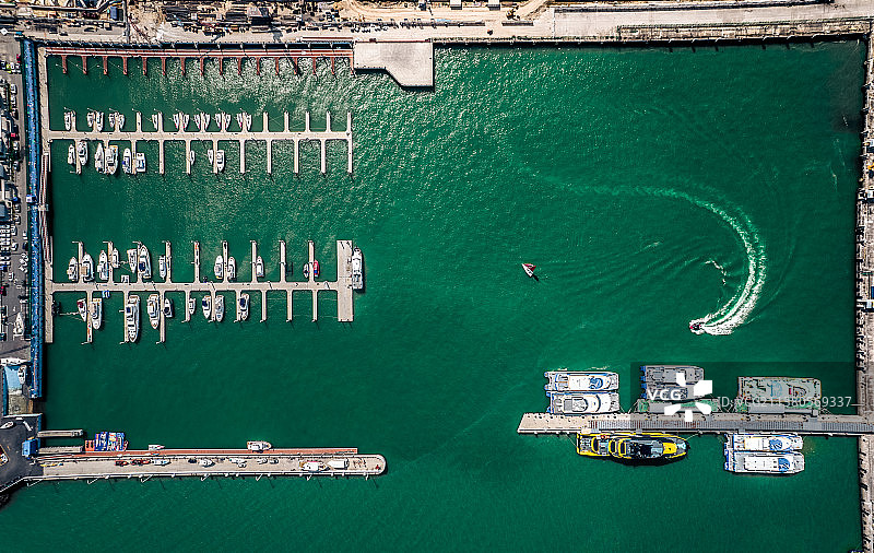 珠海九州港游艇码头图片素材