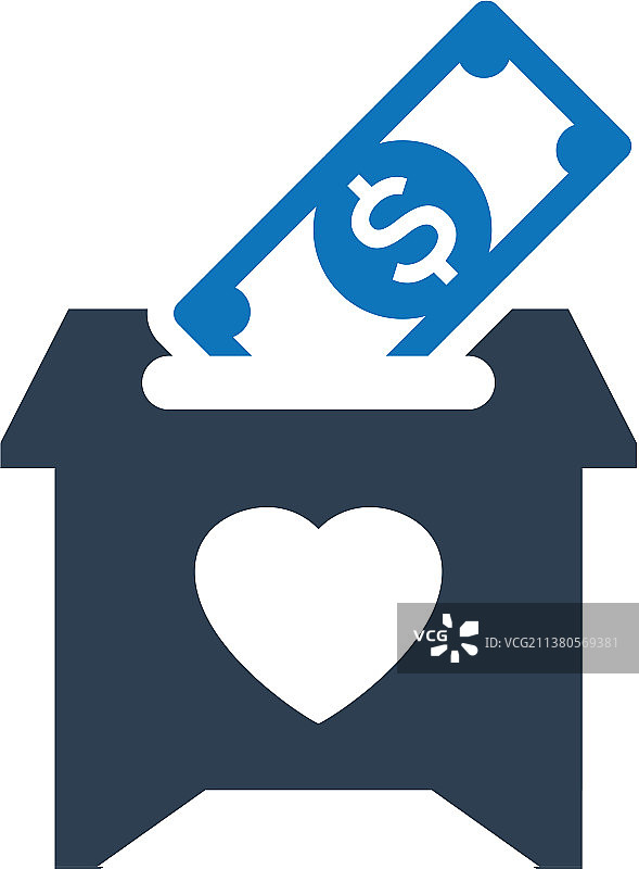 资金捐赠图标图片素材