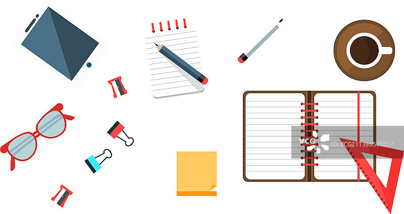 上班族工作场所元素自由职业者图片素材