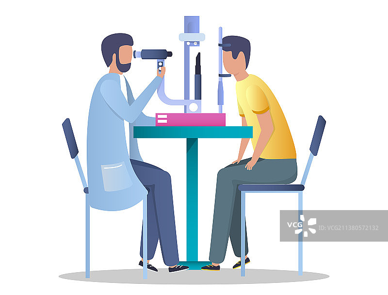 用于Web的眼科诊断概念图片素材