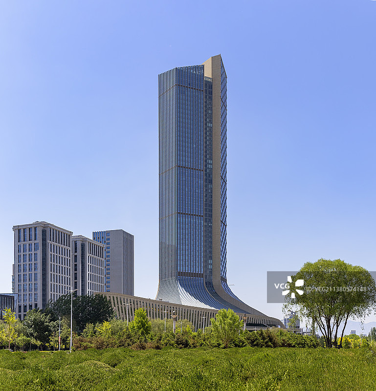 银川的春天—人民广场春景图片素材