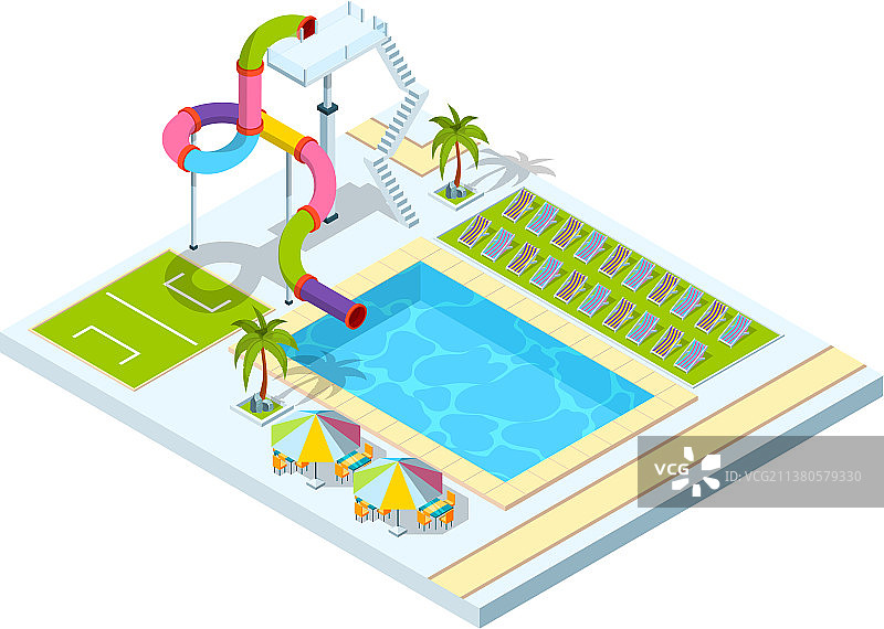 泳池酒店休闲区度假村度假水景图片素材