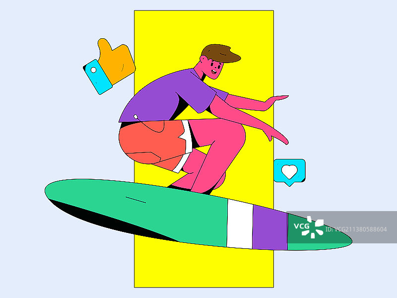 锻炼健康跑步矢量互联网运营插画图片素材