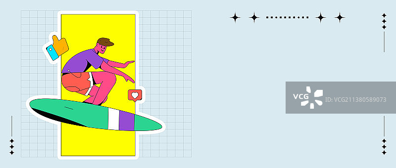 锻炼健康跑步矢量互联网运营插画图片素材
