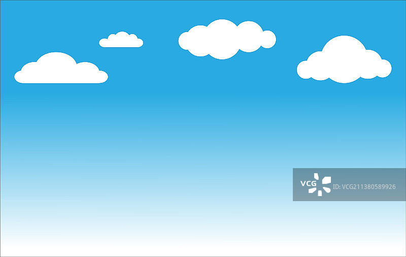 蓝天白云图片素材