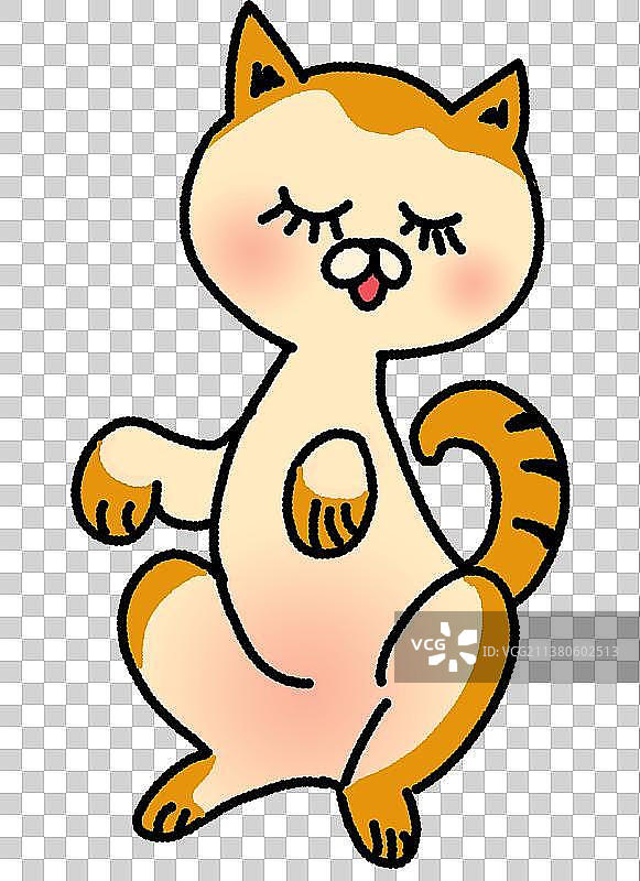 可爱动物装饰品摆件手绘插画元素图片素材