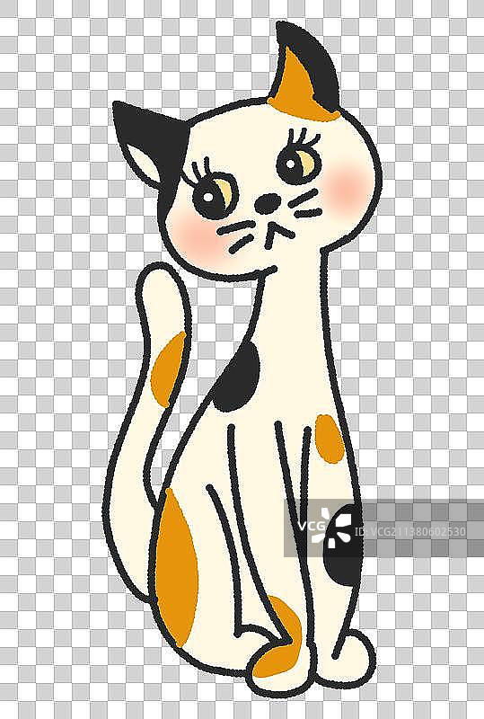 可爱动物装饰品摆件手绘插画元素图片素材