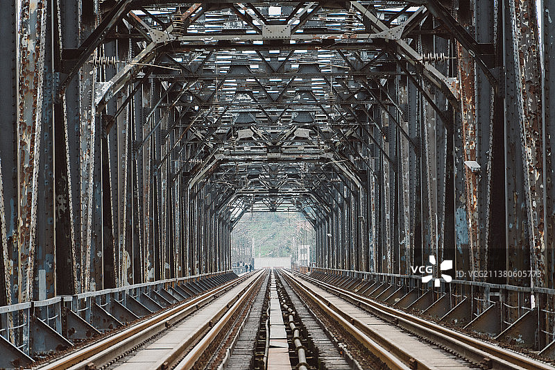 即将废弃的铁路轨道图片素材