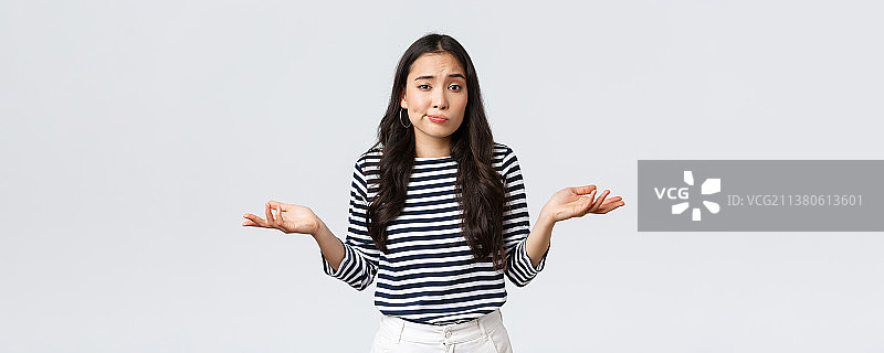 生活方式，美容时尚，人们的情感概念，微笑可爱图片素材