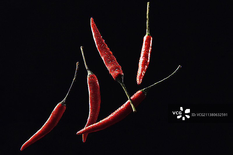 蔬菜创意艺术肖像静物：辣椒——小米辣图片素材