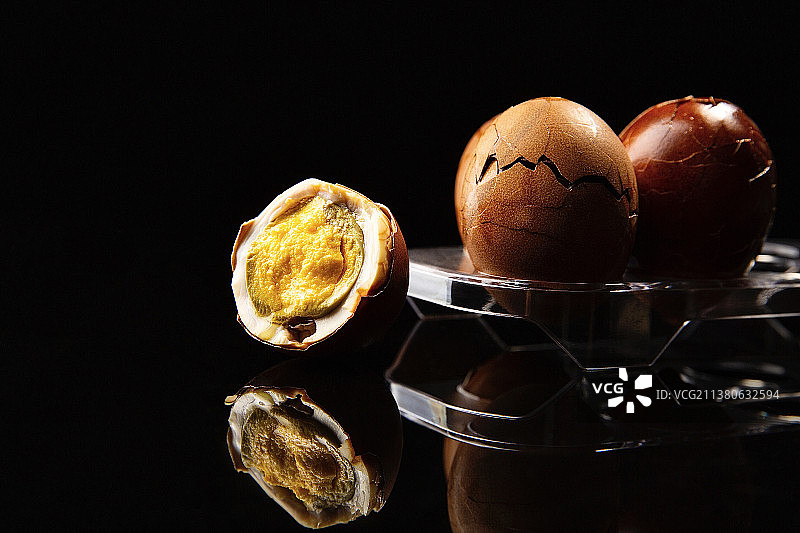 茶叶蛋创意艺术肖像静物图片素材