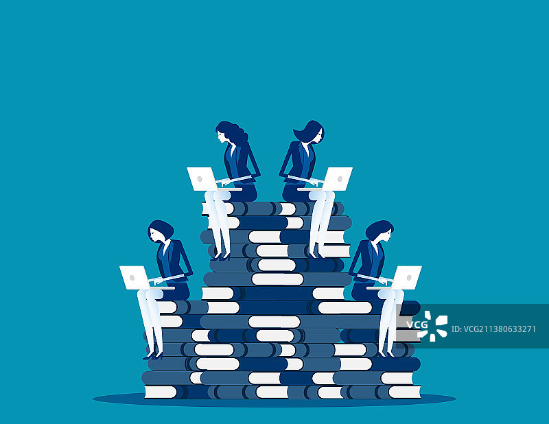 商务团队进行营销策划与研究图片素材