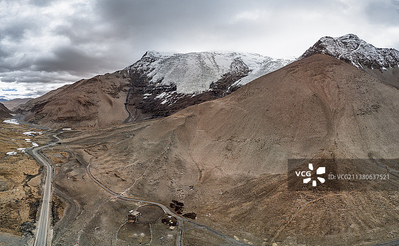 卡若拉冰川 西藏 浪卡子县 江孜县图片素材