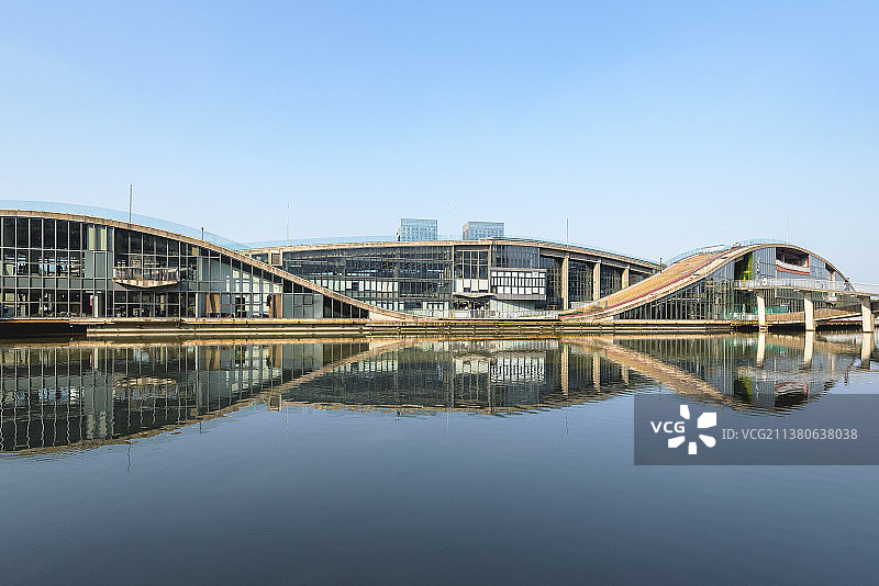 青浦水上图书馆图片素材