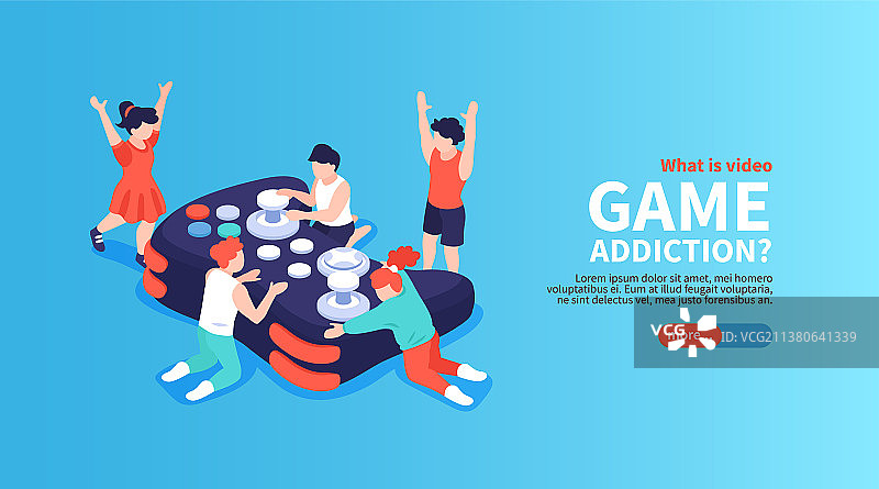 游戏机和游戏成瘾海报图片素材