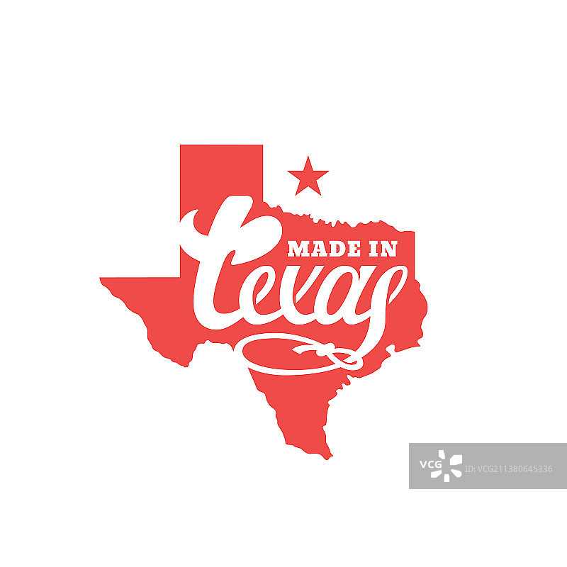 德克萨斯州字母图片素材