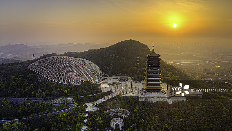 南京牛首山佛顶宫图片素材