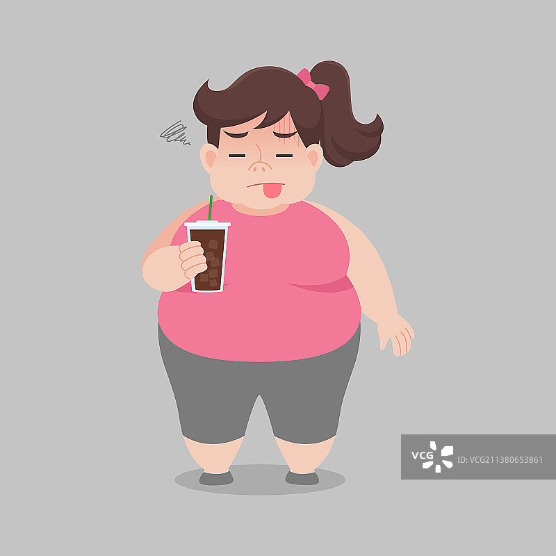 手拿咖啡杯的女孩图片素材