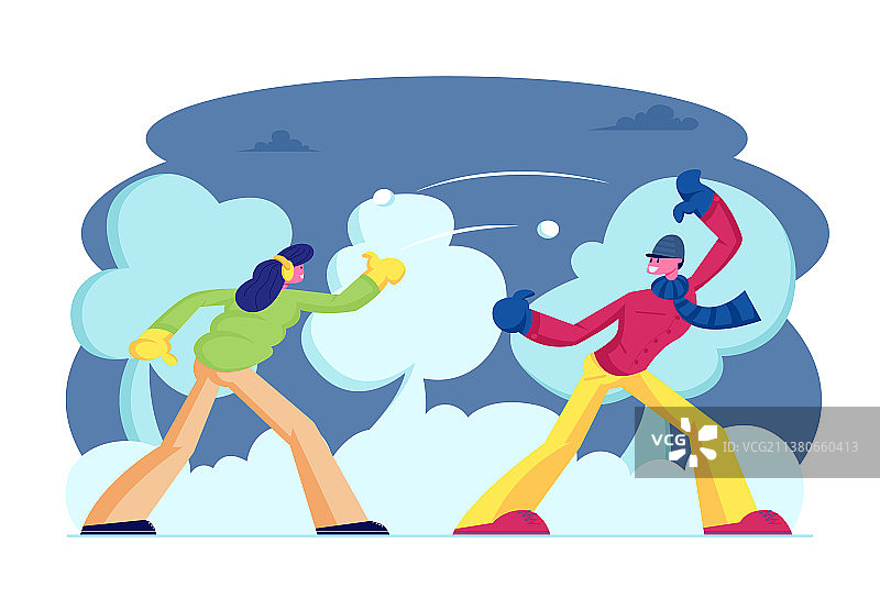 冬季户外休闲活动图片素材