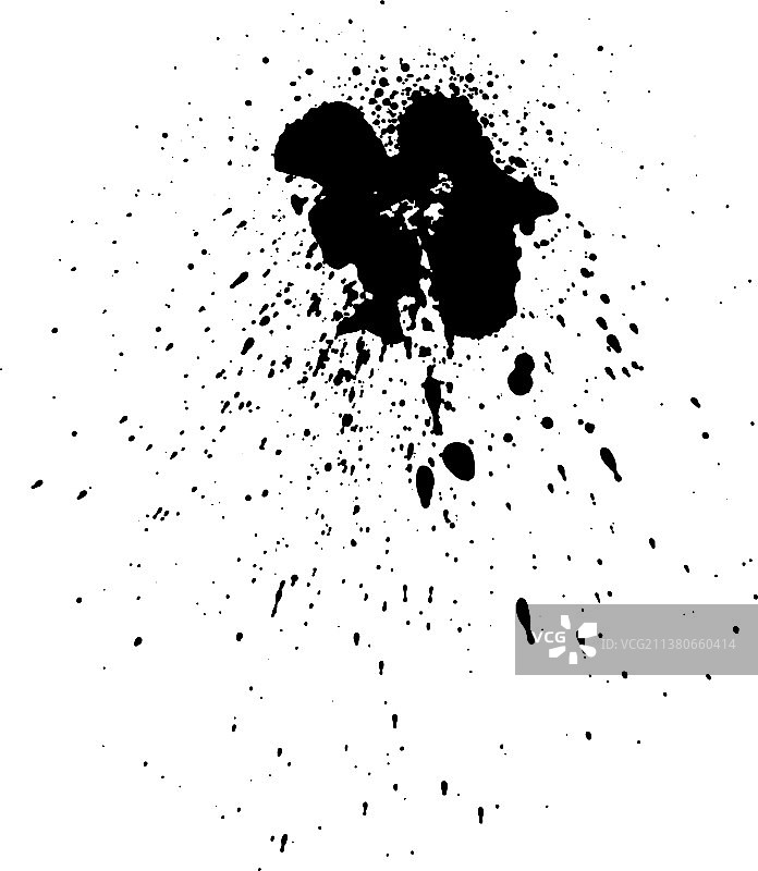 黑色墨滴图片素材