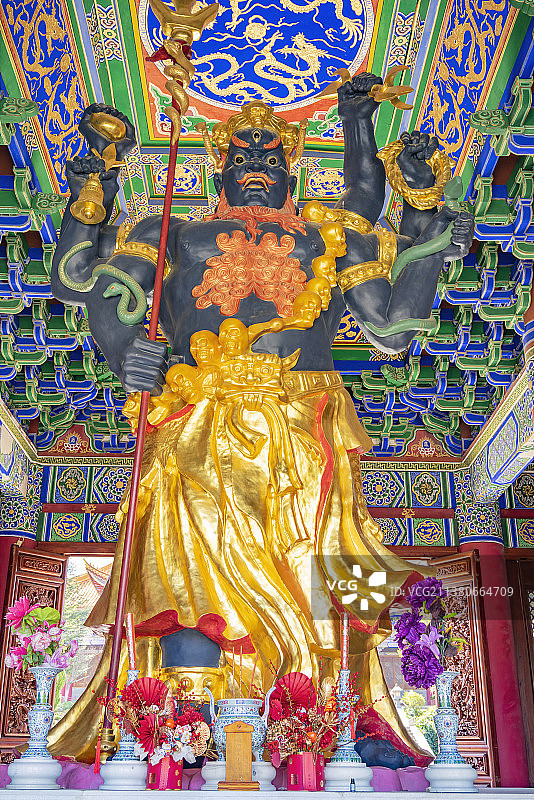 中国云南大理崇圣寺护法殿图片素材