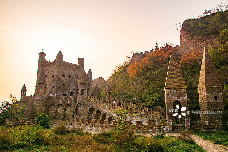 铜川棉花库城堡图片素材