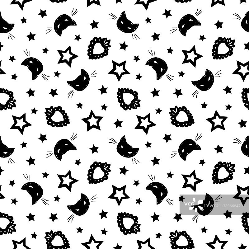 亡灵节黑猫图案图片素材