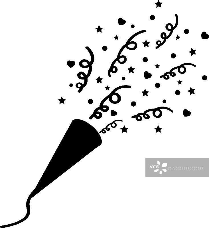 节日快乐剪影图片素材