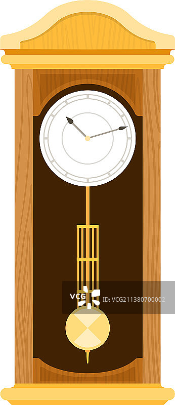 爷爷木钟图标扁平隔离图片素材