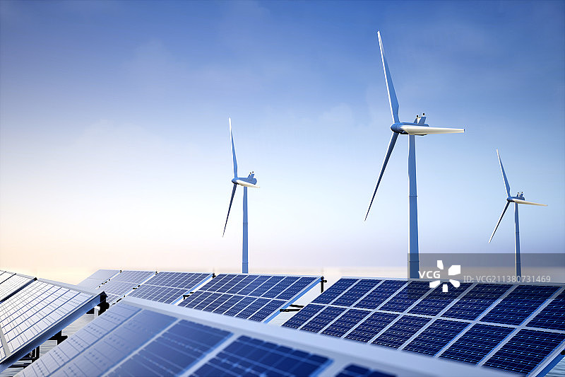 能源，太阳能，风力发电，海洋，电力图片素材