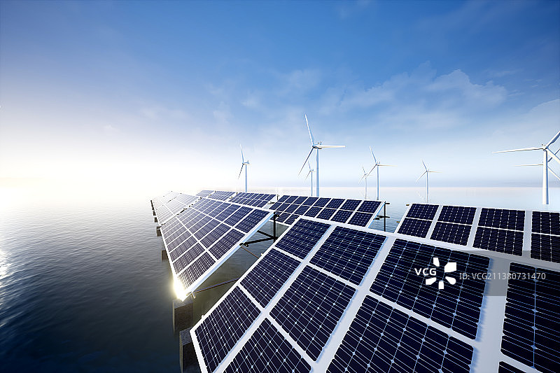 能源，太阳能，风力发电，海洋，电力图片素材