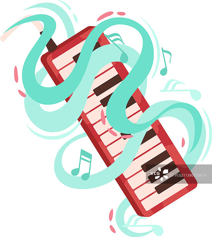 合成器卡通电子钢琴乐器图片素材