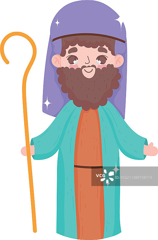 约瑟夫、星星、马槽、耶稣诞生、圣诞快乐图片素材