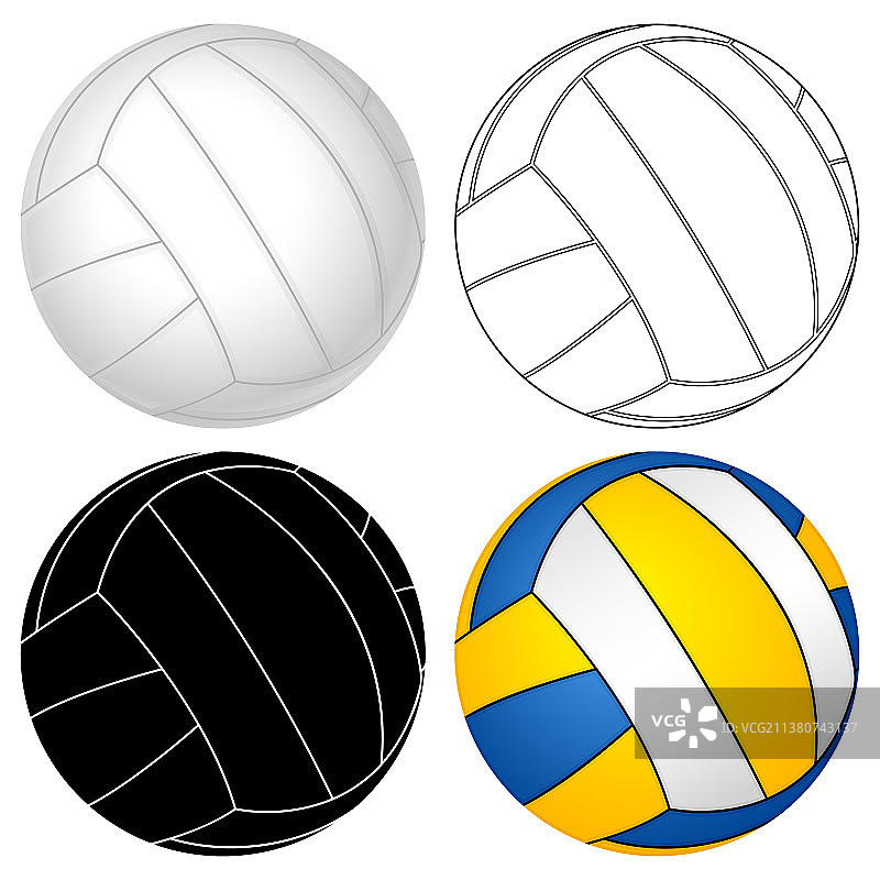 排球套装图片素材