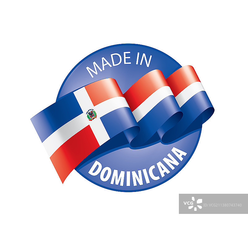 多米尼加国旗上的白色图片素材