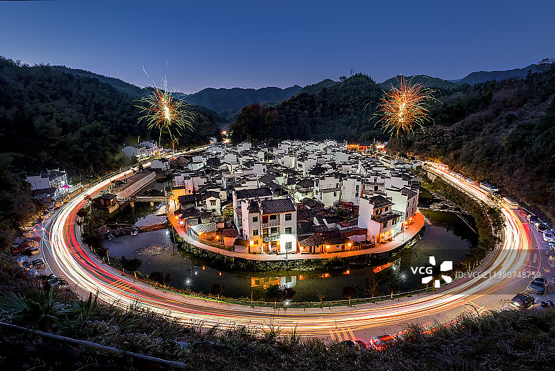 菊径村图片素材