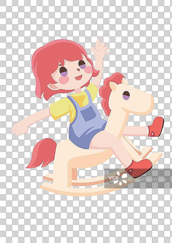 六一国际儿童节可爱儿童插画图片素材