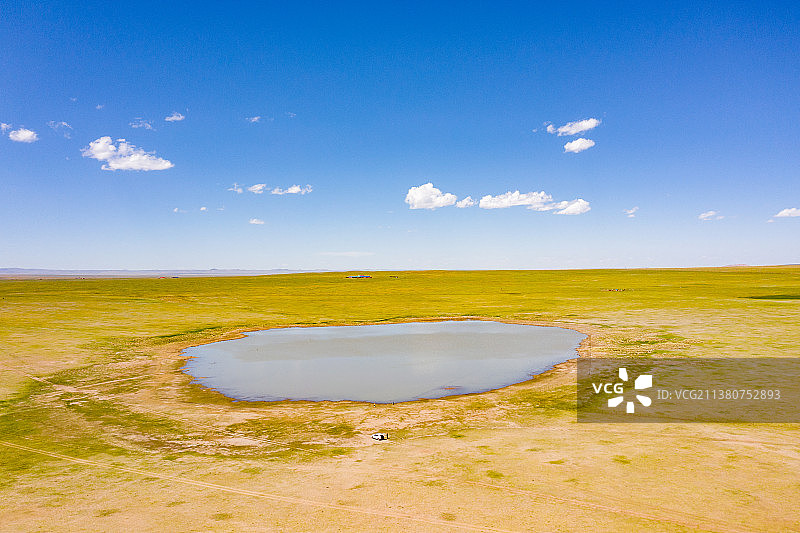 航拍内蒙古大草原图片素材