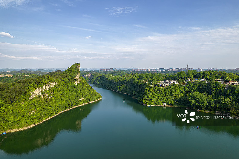贵阳花溪镇山村图片素材