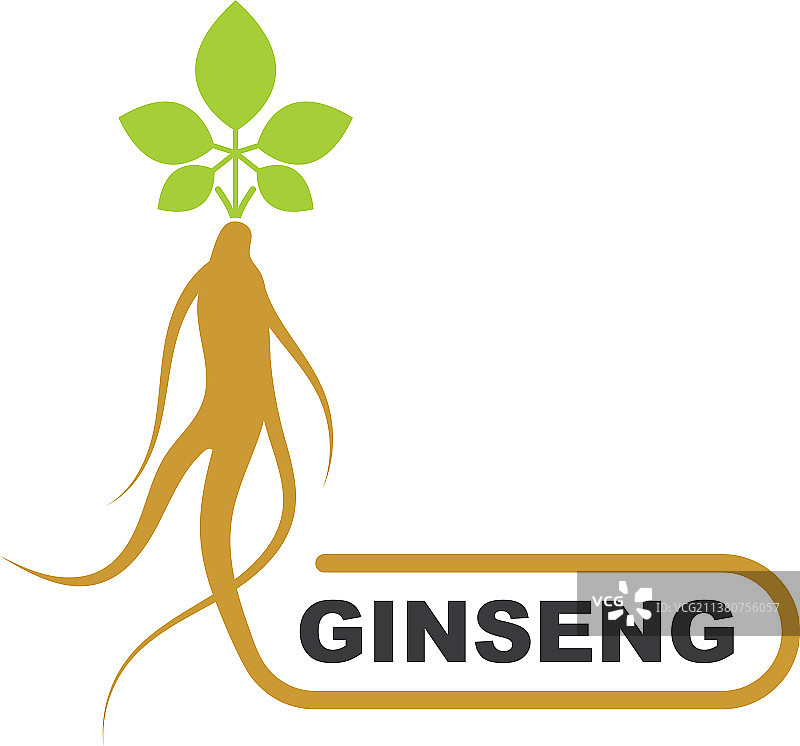 人参图标设计图片素材