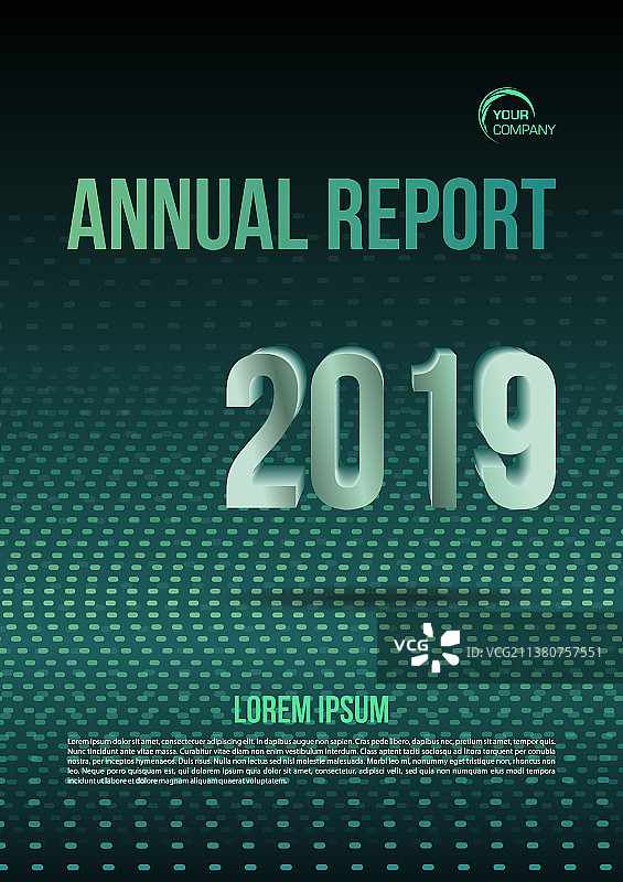 现代宣传单年度报告册封面图片素材