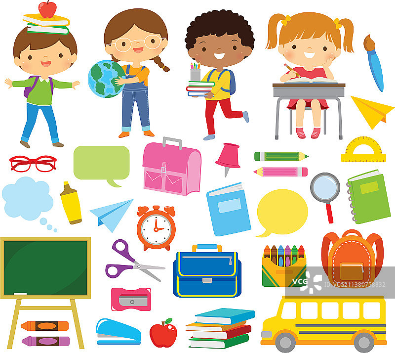 学生与学习用品图片素材