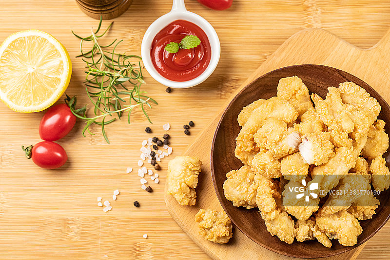 台式盐酥鸡图片素材